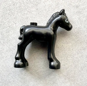 LEGO ANIMAL FRIENDS BLACK PONY HORSE FOAL MINIFIGURE - Bild 1 von 4