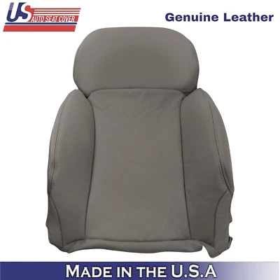 Cubierta de asiento superior del conductor de cuero genuino gris claro para Lexus GS350 GS300 2006-2011 Foto 1 de 4
