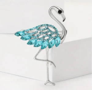 flamingo Brooch Pin spring summer Fashion jewelry NEW Free Ship 2.4 inch - Picture 1 of 1