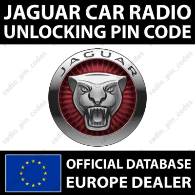 JAGUAR RADIO PIN CODE ALL MODELS XF XJ XJ S XK XKR S-TYPE X-TYPE JA & M SERIES - Bild 1 von 4