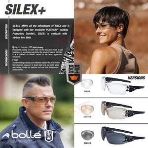 Bolle BSSI SILEX+ Gafas Tácticas Airsoft Paintball Tiro Deportes Protección UV - Imagen 1 de 19