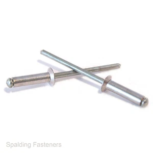 Pop Rivets Aluminium Countersunk Csk Open Blind Rivets 2.4mm,3mm,3.2mm,4mm,4.8mm - Picture 1 of 1