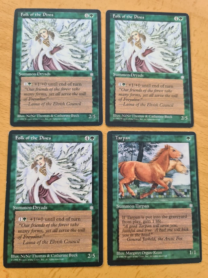 FOLK OF THE PINES (×3) + TARPAN ● ICE AGE ● 1995 ● EN ● MTG ● LP #325 - Image 1 of 1