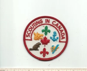 ED SCOUT CANADA CANADIAN SCOUTING IN LOGOS OF ALL PROGRAMS BEAVER WOLF SEA ETC ! - Picture 1 of 1