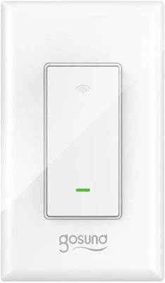 15A Smart Wifi Light Switch Works w Alexa, Google,used, scratch,mark, pack of 1 - Image 1 of 4