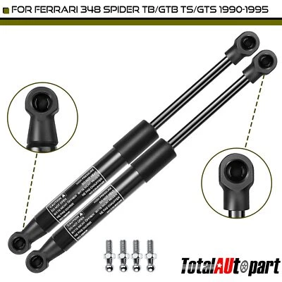 2x Apoios de suspensão amortecedores de elevação para Ferrari 348 GTB F355 GTS 348 TB capô dianteiro - Imagem 1 de 4