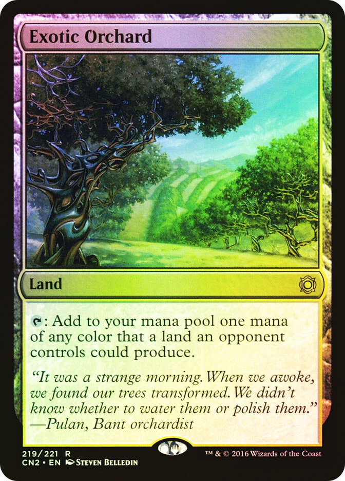MTG FOIL Exotic Orchard  - Conspiracy: Take the Crown #219 - Image 1 of 1