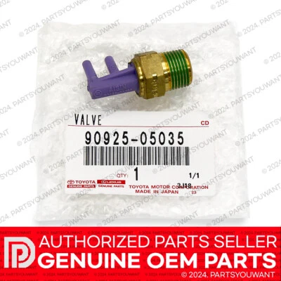 GENUÍNO Toyota Pickup 4Runner OEM Válvula de Comutação de Vácuo Bimetálico 90925-05035 NOVO - Imagem 1 de 4