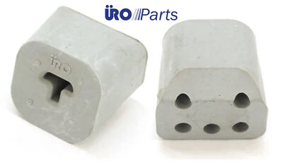 (2) Bujes de goma - en montaje inferior del radiador para BMW E38 E39 - PIEZAS URO Foto 1 de 4