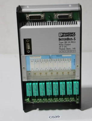 Phoenix Contact Interbus IBS 24 RELS Relay Output 24 V DC Nr. 2784913 (C539-R43) - Bild 1 von 4