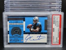 2011 Playoff Contenders Cam Newton Rookie Ticket Auto RC #228 PSA 10 Panthers