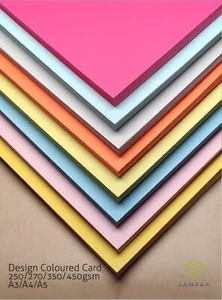 A4 Coloured Craft Card 300g 350g 450g - Choose Colour and Pack size Free P&P - Picture 1 of 29