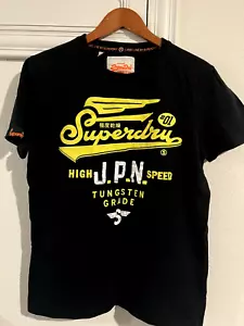 DE COLECCIÓN SUPERDRY PREMIUM ETIQUETA LÍNEA ALTA VELOCIDAD TUNGSTENO GRADO S JPN PARA HOMBRES GRANDE L - Imagen 1 de 4