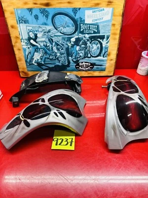 Harley Big Dog Chopper Plastic Oil Tank Cover Frame Wide Tire Bag Faux Fake Rare - Image 1 of 4