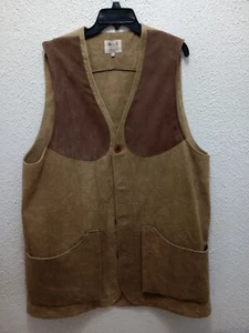 T.Ba Catex 2000 Jagdweste Größe 56 Made In Spain Canvas Wildleder - Bild 1 von 8