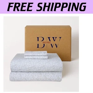 Machine Washable Full Flannel Sheet Set - Six-Fold Brushed for Ultimate Softness - Picture 1 of 11