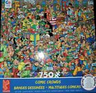 Ceaco "Comic Crowds - Book Fair" 750 Pc Jigsaw Puzzle - NEW & SEALED