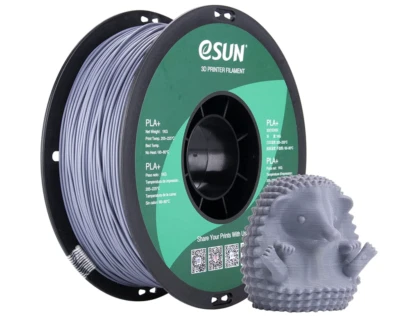 eSUN 3D Printer Filament Luminous Blue 1.75mm Pla+ 1kg Silk Spool No-Knot - Image 1 of 4