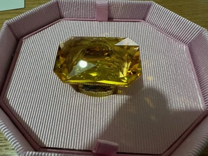 Swarovski Lucent übergroßer Cocktailring gelb 5600224 Größe 55 NEU - Bild 1 von 1