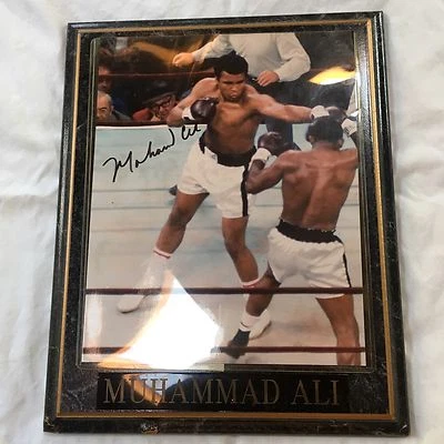 Muhammad Ali Signed 8x10 Photo Autographed over Floyd Patterson  COA, FRAMED - Image 1 of 4