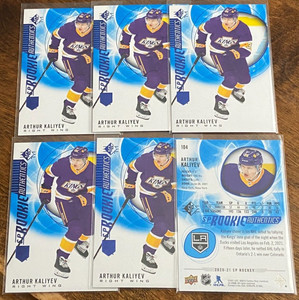 2020-21 SP Blue #104 Arthur Kaliyev           Team: Los Angeles Kings