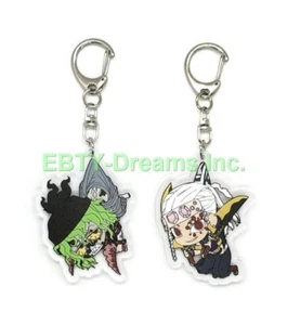Set di 2 Portachiavi Demon Anime Acrilico Gyutaro, Tengen Uzui v1 - Foto 1 di 2