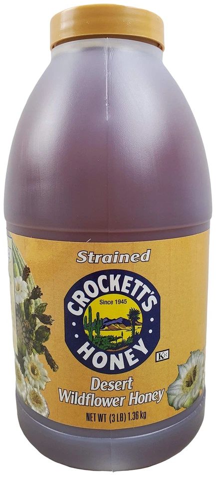 Crockett Honey Raw and Unfiltered Arizona Desert Wildflower Syrup Sweeteners