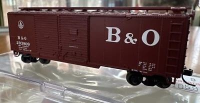 Atlas N Scale RTR #38801 40’ Dbl Door Box Car B&O Baltimore &Ohio #293809 NIB NY - Image 1 of 4