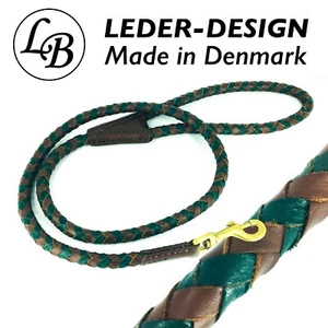 Maxiflet Leine • Lederleine Hundeleine • Büffel-Leder Leine • Dänisches Design - Bild 1 von 7
