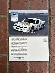Vintage 1987 Kodiak Racing Rusty Wallace Nascar Postcard 5” x 8” - Picture 1 of 5