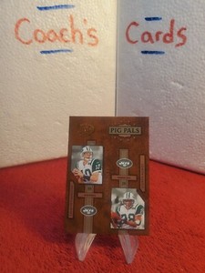 2004 Hogg Heaven PIG PALS Chad Pennington Curtis Martin New York Jets #/1050