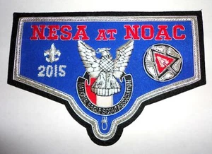 2015 NOAC OA Centennial NESA National Eagle Scout Association Bullion Patch - Picture 1 of 1
