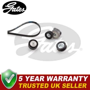 Gates Alternator Belt Kit Pulley Tensioner Fits Zafira Astra - K026PK1368 - Picture 1 of 6