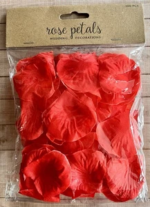 Rosenblätter Streudeko 100 Stück im Beutel für Liebe, Valentinstag, Hochzeit - Bild 1 von 2