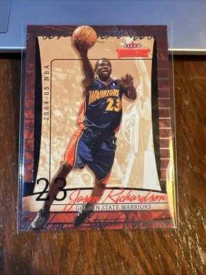 Jason Richardson 2004-05 Fleer Throwbacks plateado #6/100 Warriors casi nuevo-como nuevo Foto 1 de 4
