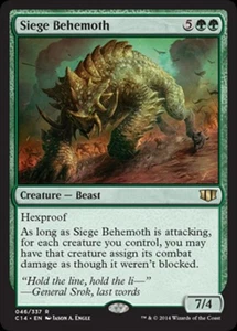 Siege Behemoth - Light Play MTG Commander 2014 Edition - Picture 1 of 1
