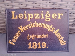 Leipziger Feuer-Versicherung-Anstalt 1870-19 Original Stahlstich - Bild 1 von 10