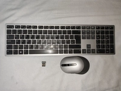 Dell Pro Plus, Model: KB7221Wt, Wireless Keyboard & Mouse, Dongle & Bluetooth - Image 1 of 4