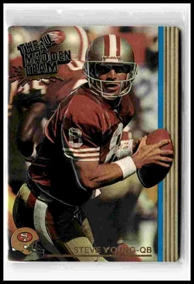 1992 Action Packed All-Madden #24 Steve Young - Image 1 of 2