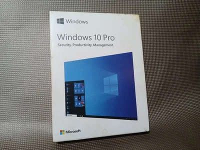 Windows 10 Pro 32 / 64 BIT English USB Flash Drive + KeyCode Card PC OS Software - Image 1 of 4