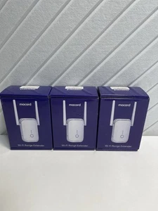 3x Macard Wi-Fi Range Extender 300Mbps Imput 100-240V AC50/60Hz N300 (PACK OF 3) - Picture 1 of 7