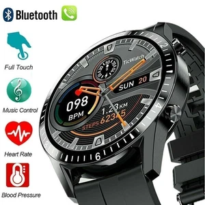 Bluetooth 5.0 Smart Watch Heart Rate Blood Pressure Oxygen Waterproof Bracelet - Picture 1 of 7