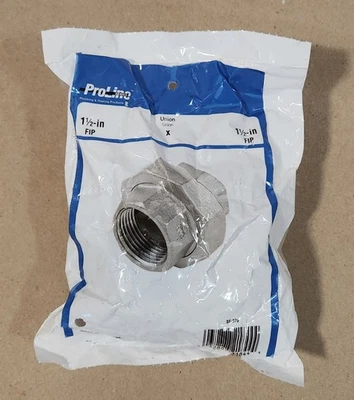 ProLine SF-970 Stainless Steel 1-1/2" FIP Union - Image 1 of 3