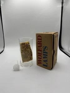 Vintage Wolfard Hand Blown Glass Oil Lamp 6” Unused - Picture 1 of 5