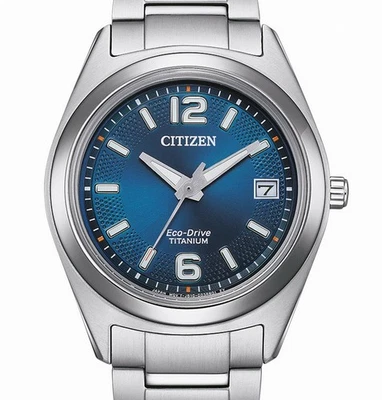 Citizen ECO-DRIVE SUPER TITANIUM 34 mm Damenuhr 5 BAR WR FE6151-82L hypoallergen - Bild 1 von 4