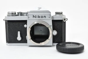 [Quasi come nuova] Corpo fotocamera reflex pellicola 35 mm Nikon F Eye Level argento testato dal Giappone - Foto 1 di 11