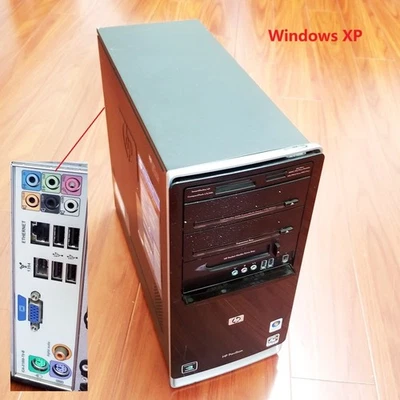 Computadora de escritorio HP Pavilion a6200n Windows XP PC AMD 2,61 GHz 2 GB-RAM 250 GB-HDD Foto 1 de 3