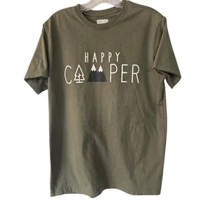 State Of Mine Crewneck Sage Green Short Sleeve Tee. Size M - Picture 1 of 5