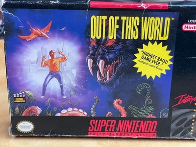 Out of This World (Super Nintendo Entertainment System, 1992) CIB - Image 1 of 4