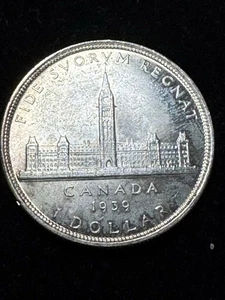 ** KANADA 1939 ( ROYAL VISIT ) SILBER DOLLAR ....YR TYP ** - Bild 1 von 2